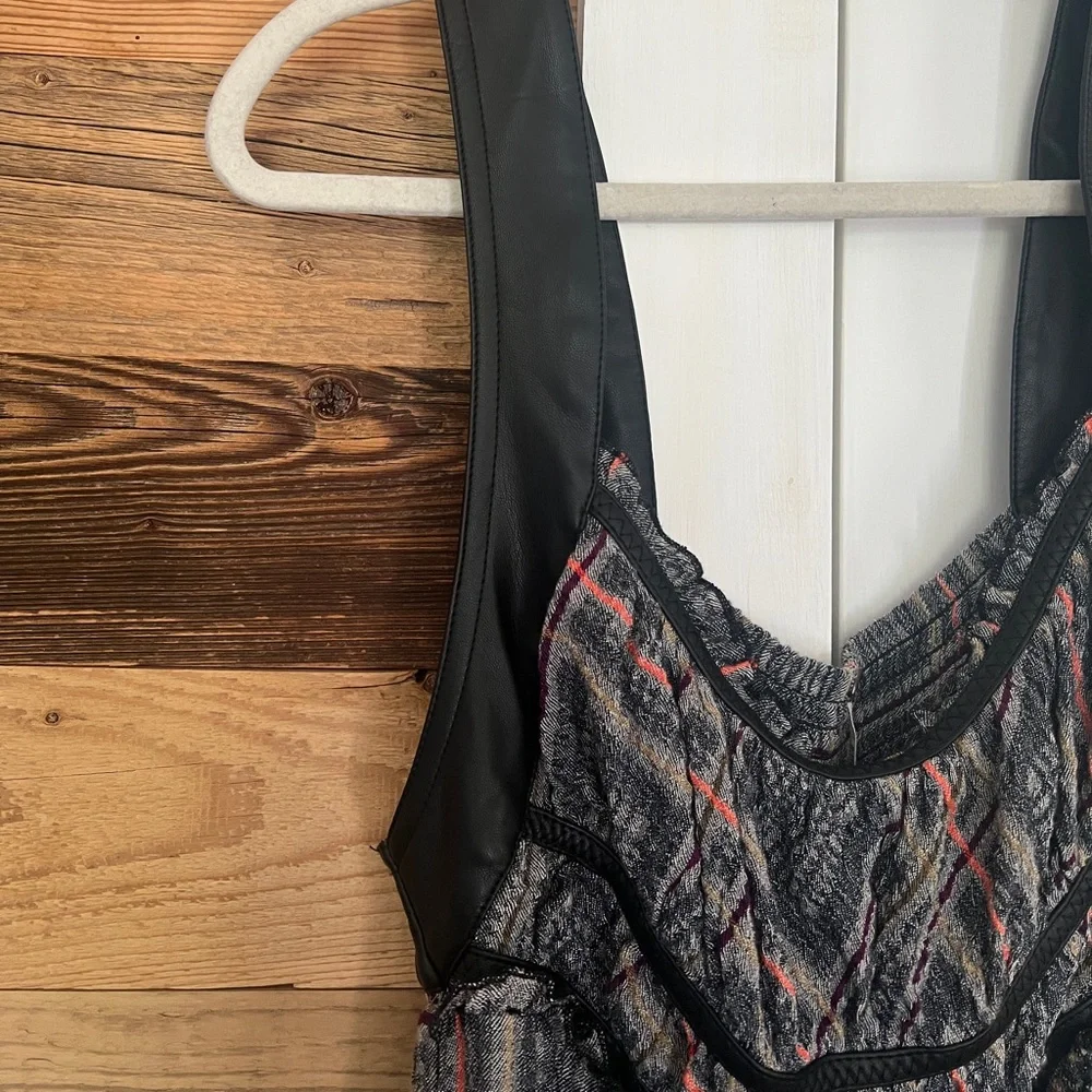 Free People Marley Plaid Jumpsuit Size XS